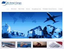 Tablet Screenshot of alamalcargo.com